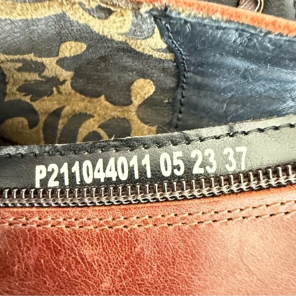 NEW Fly London Reddish Brown Leather Lace Up Boots Women’s Size EU37 US 6-6.5 - Picture 7 of 9